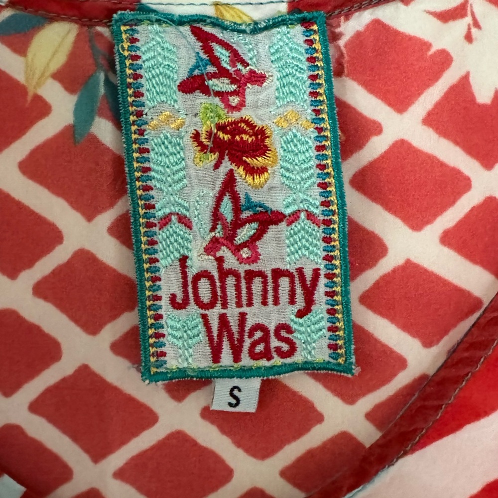 Johnny Was Size Small Patterned Lightweight Tank - image 3